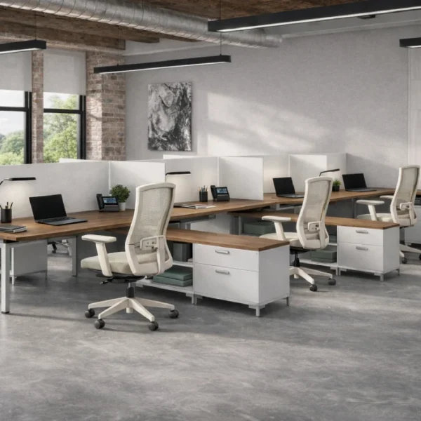 Blade benching desks