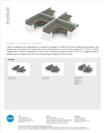 evolve sell sheet