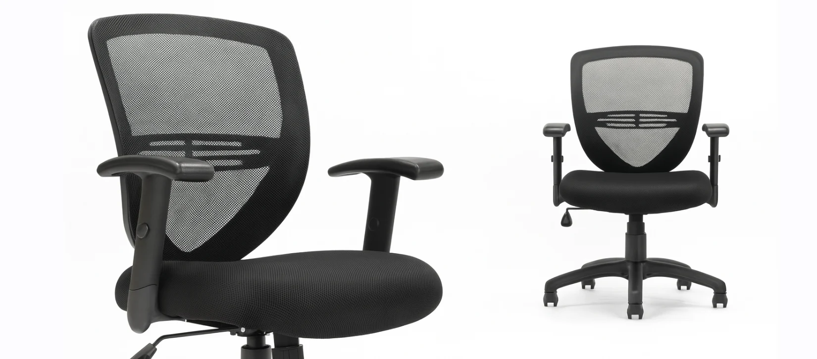 Mesh back tilter office chairs