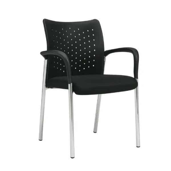 Plastic back guest seating