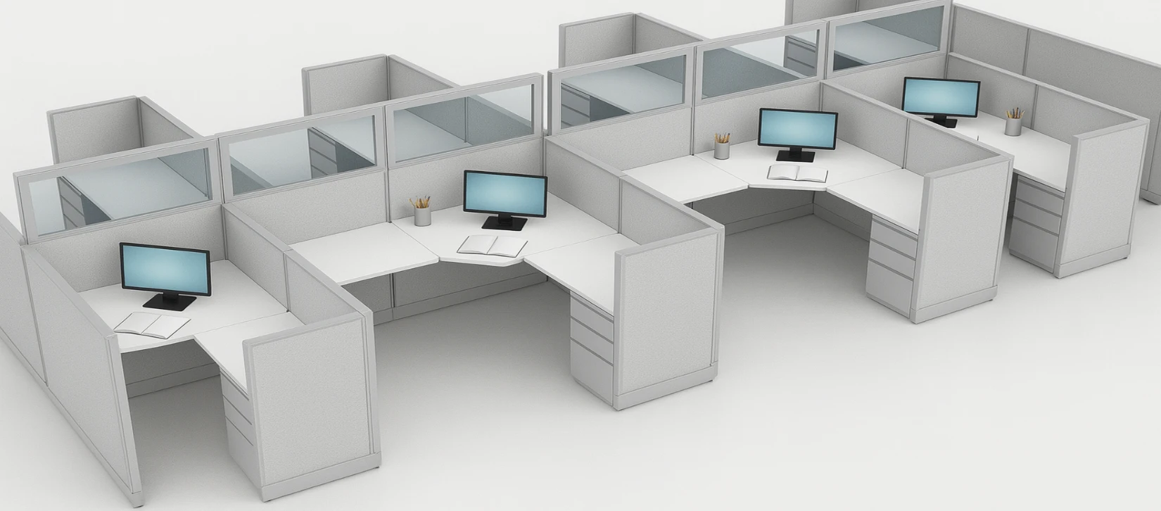 remanufactured office worksatations