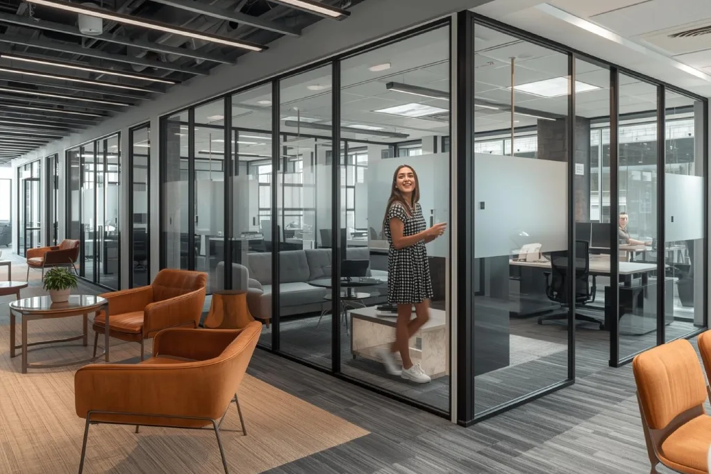 Office demountable wall system