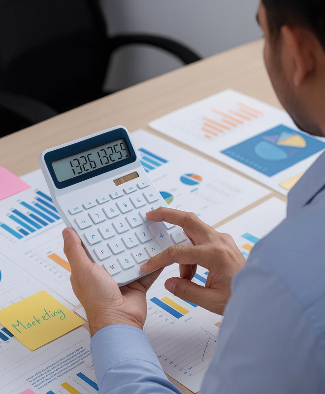 office furniture budget calculating