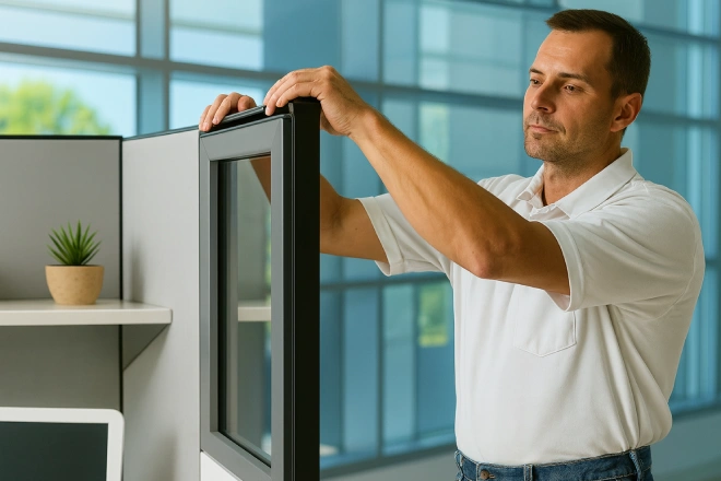 office cubicle installation