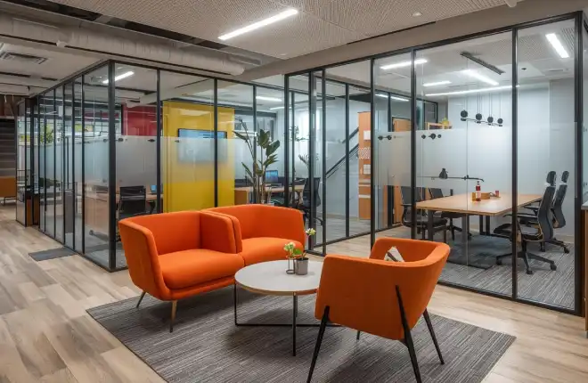 office meeting room glass demountable walls