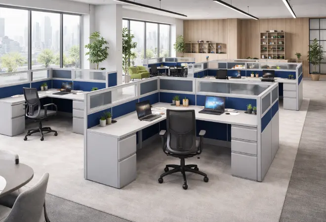 Open Concept Office Furniture Solutions | heartlandofficefurniture