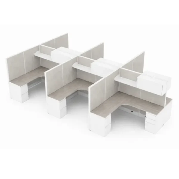 Compile 6-Pack 66″H Office Cubicle System 6×6 with Storage product