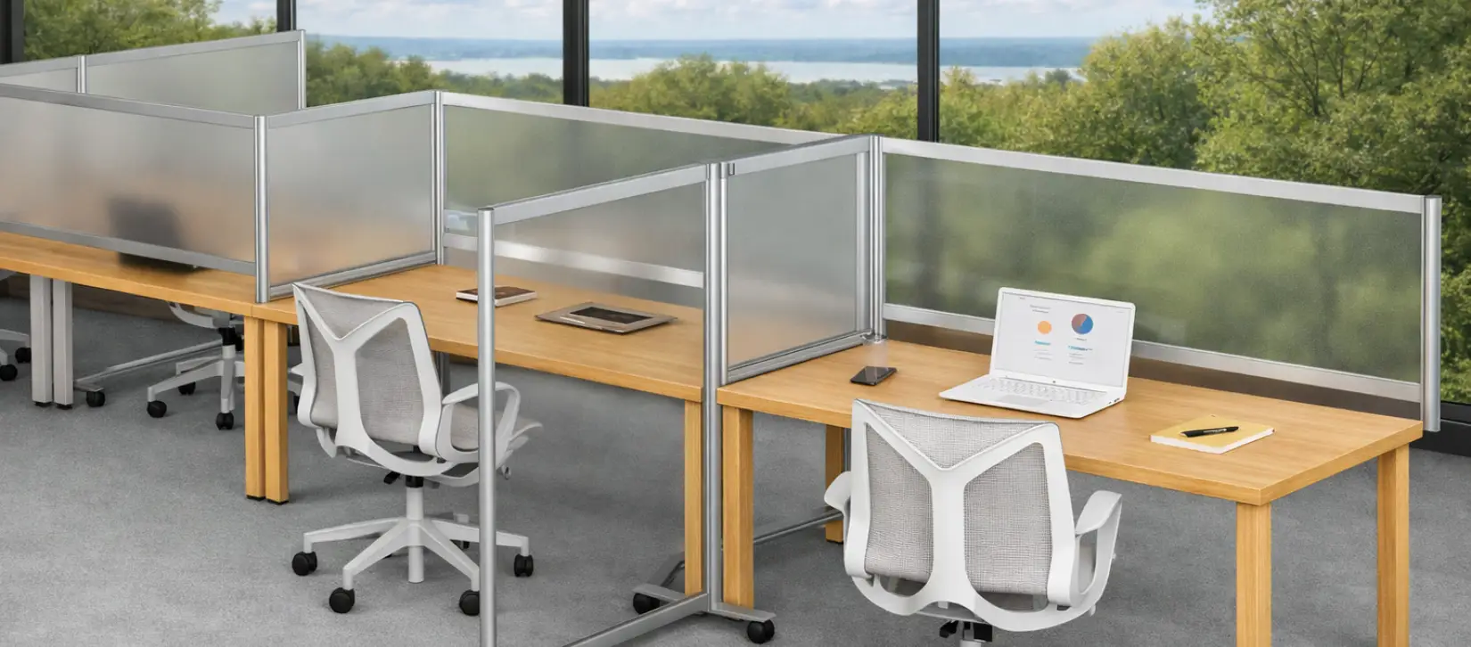 Desk Shield Desktop Acrylic Protection banner