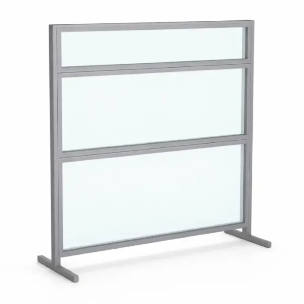 Evolve Wellness Freestanding Privacy Panel, Clear Acrylic-product