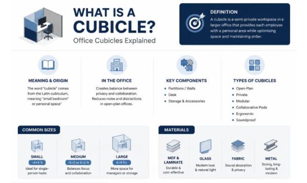 What Is a Cubicle Meaning & Definition - Office Cubicles Explained ...