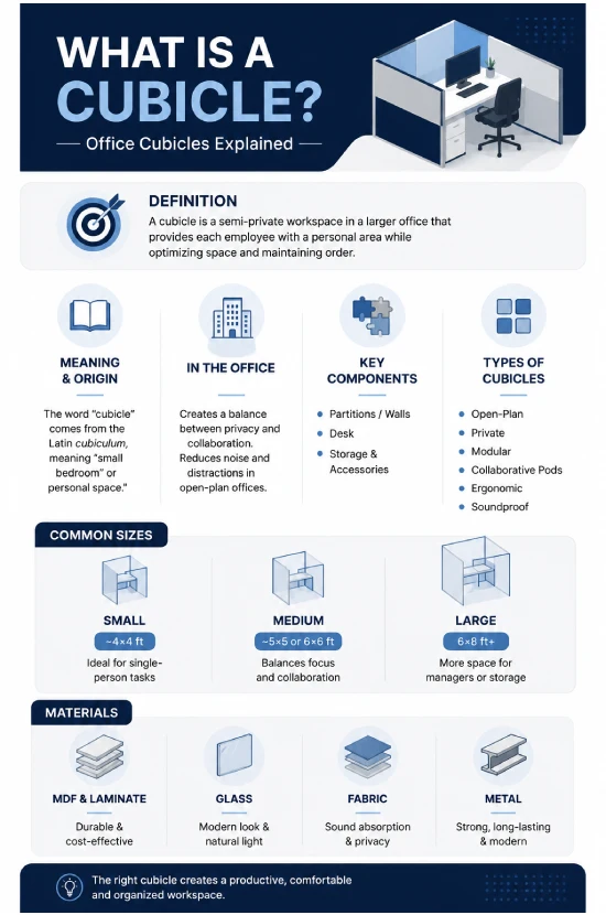 What Is a Cubicle Meaning & Definition - Office Cubicles Explained ...