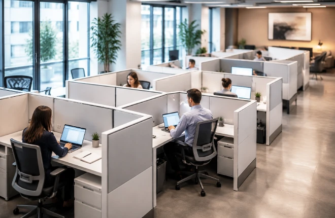 What Is a Cubicle Meaning & Definition - Office Cubicles Explained ...